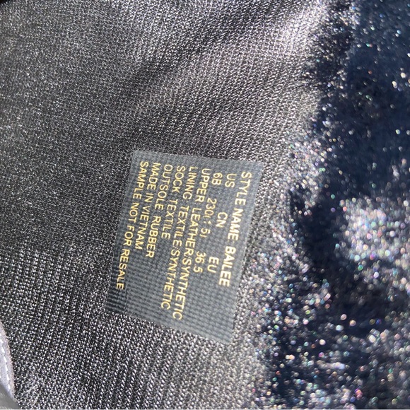 NEW Kate spade Bailee black leather faux fur trim booties 6 - Picture 8 of 8